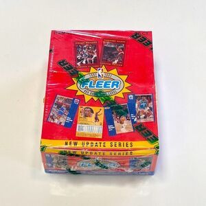 1991-92 Fleer NBA Basketball Update Series Factory Sealed Box - Michael Jordan‌